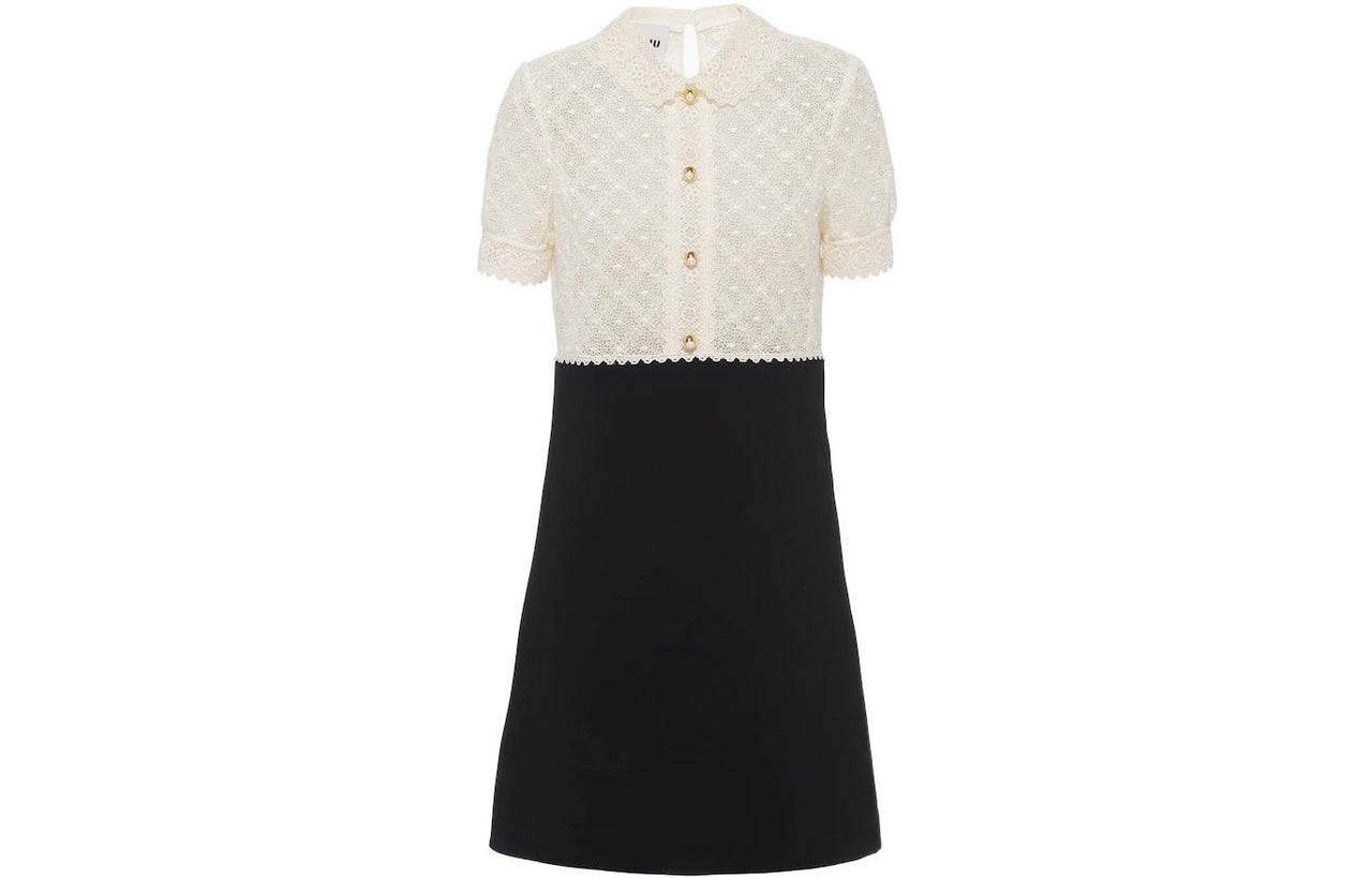 MIU MIU SS22 Short-Sleeved Dresses Women's Multicolor