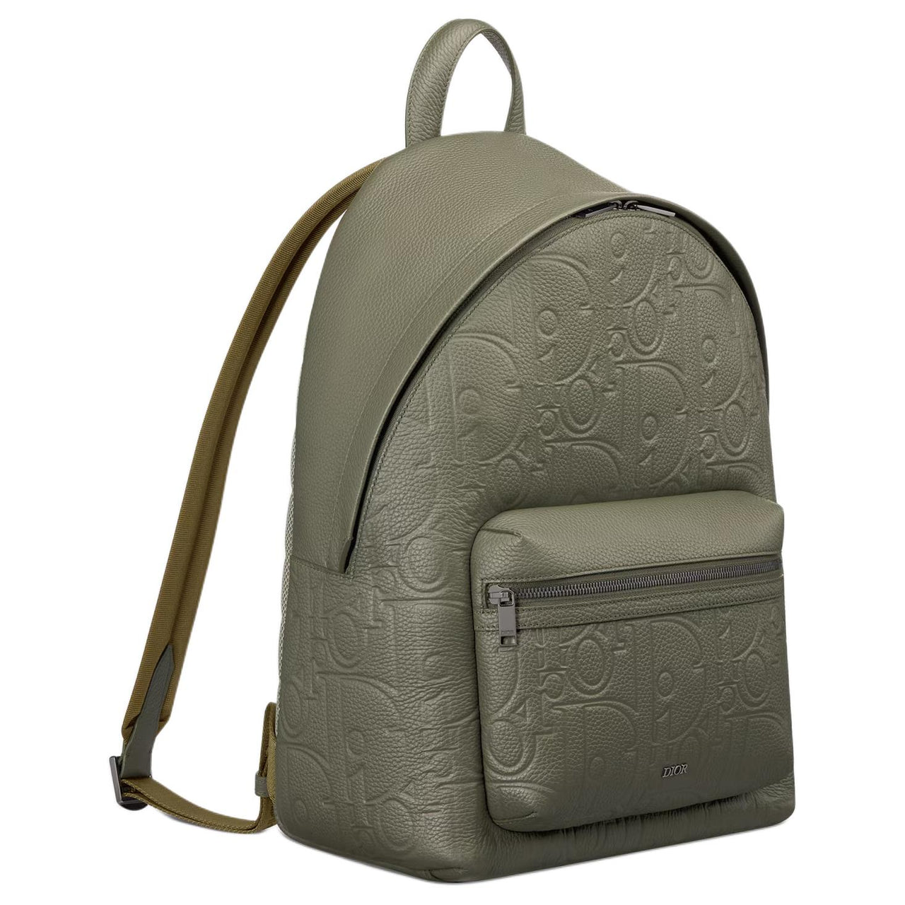 DIOR Grained Calfskin Backpack Men's Khaki