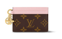 LOUIS VUITTON CHARMS Coated Canvas With Leather Card Holder Women's Brown