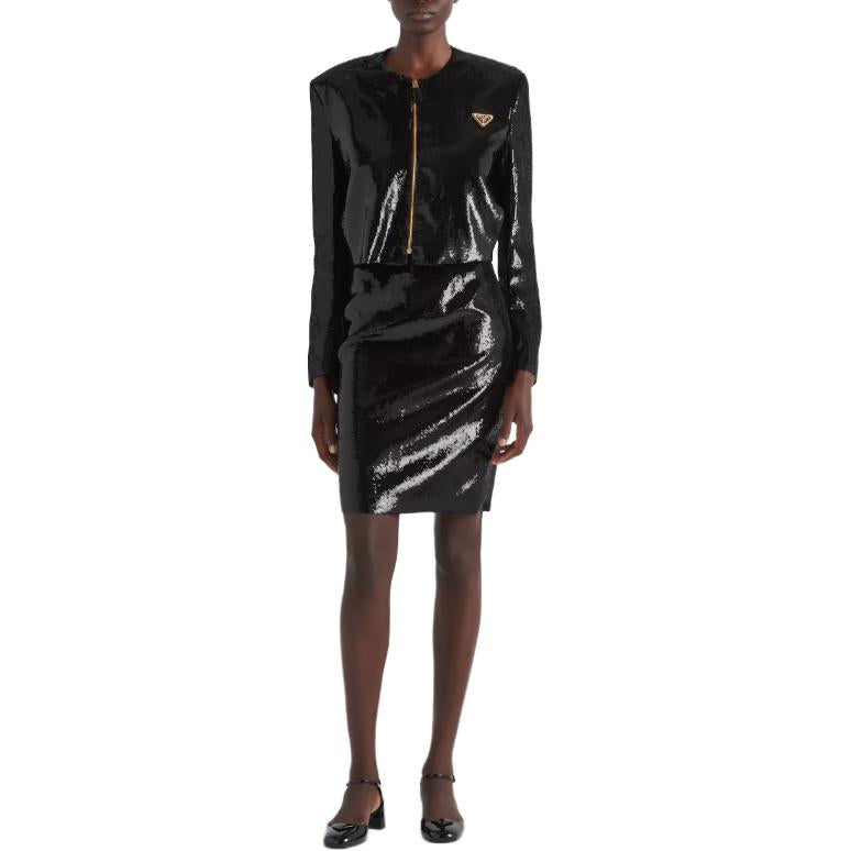PRADA Casual Long Skirt Women's Black