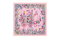 HERMES Silk Scarves Women's Pink