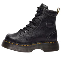 (WMNS) Dr. Martens BUZZ 8-EYE Milled Nappa Boots 'Black' 42032001