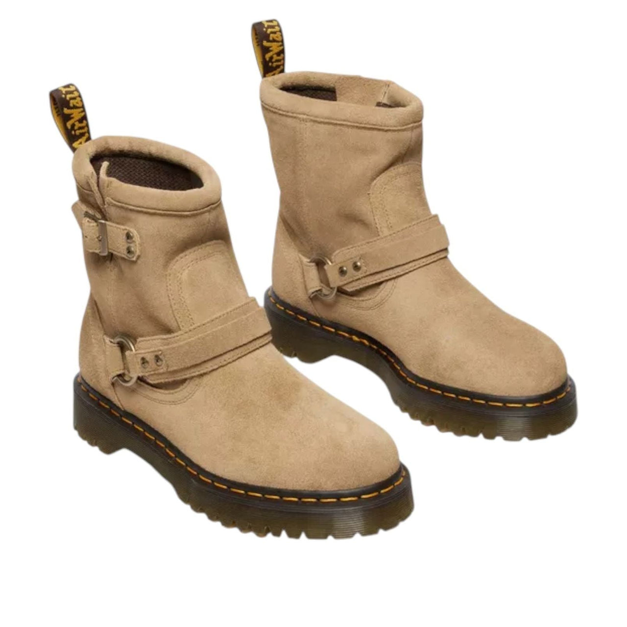 Dr. Martens Anistone Harness Biker Boots 'Savannah Tan' 42062200