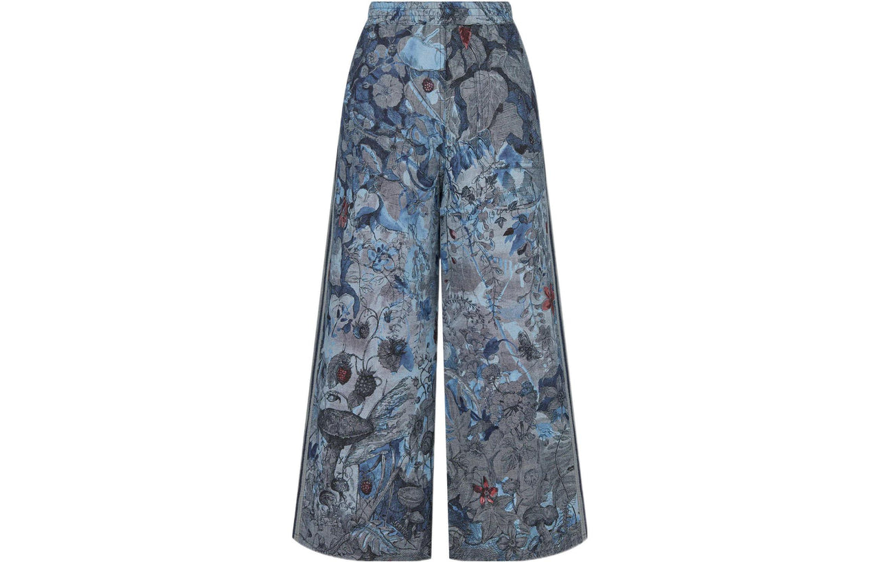 DIOR SS23 Chinese New Year Casual Pants Women's Blue