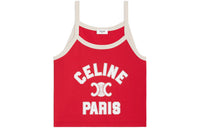 CELINE Paris Tank Top In Cotton Jersey