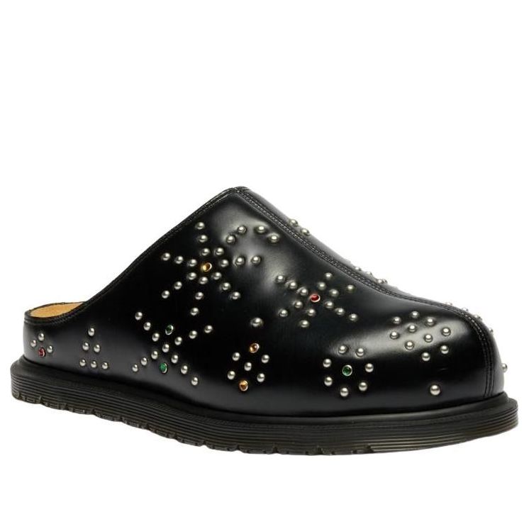 Dr. Martens San Leather Studded Mules 'Black' 42449001