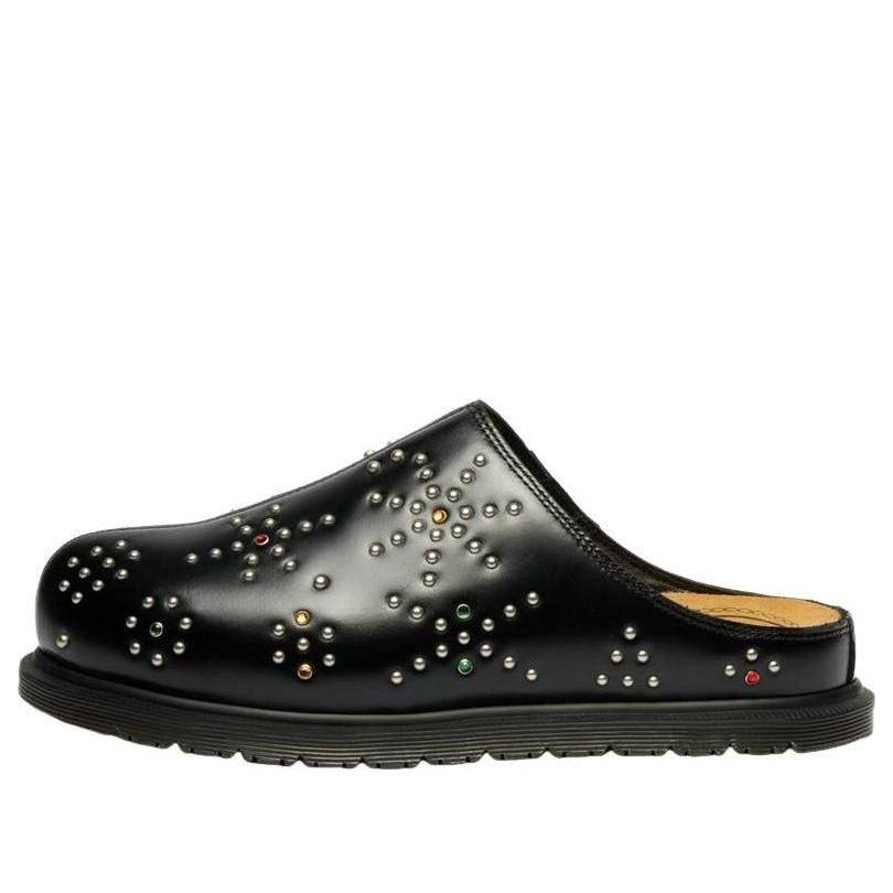 Dr. Martens San Leather Studded Mules 'Black' 42449001