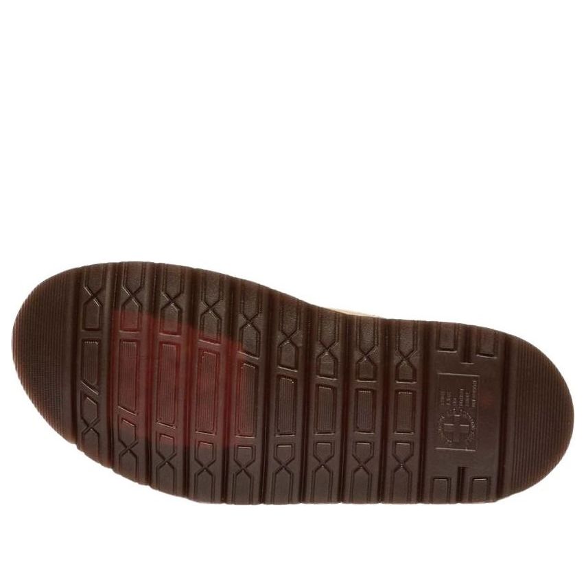 Dr. Martens San Hairy Suede Mules 'Savannah Tan' 42451200