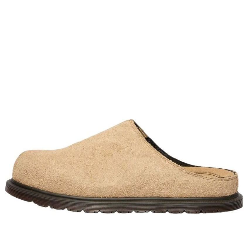 Dr. Martens San Hairy Suede Mules 'Savannah Tan' 42451200