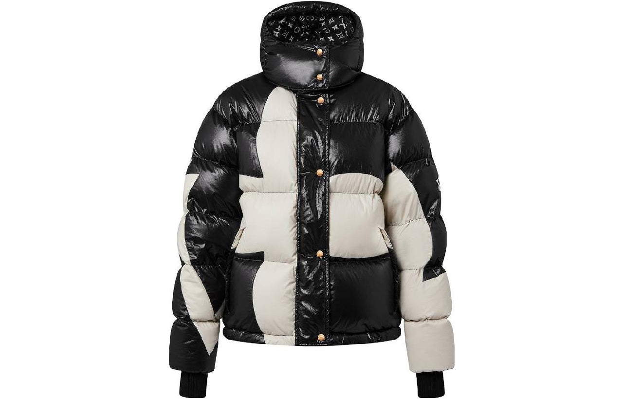 LOUIS VUITTON Abstract Monogram Flower Puffer Jacket