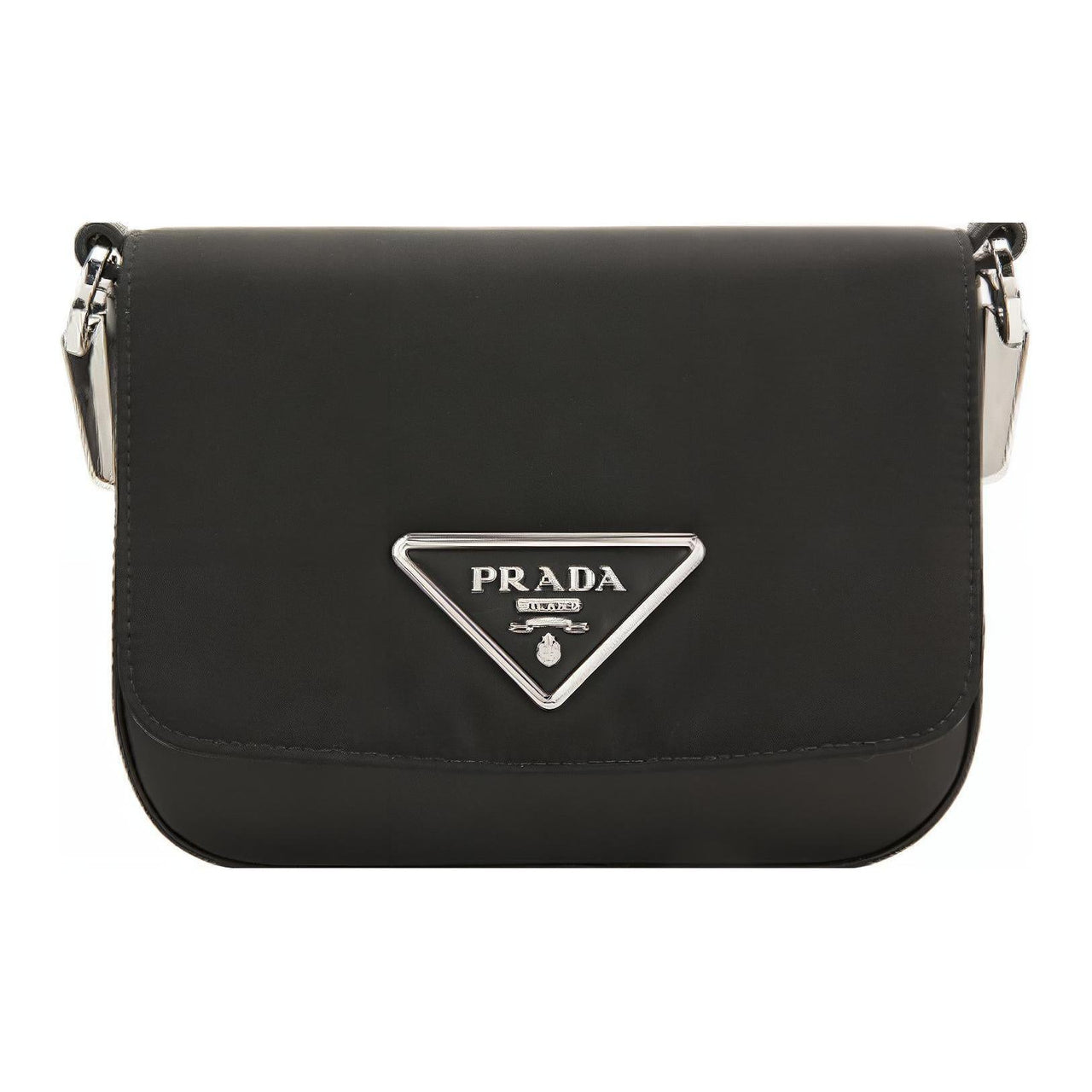 PRADA Fabric Shoulder Bag, Crossbody Bag Black
