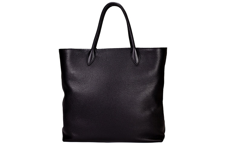 PRADA Leather Shopping Bag, Shoulder Bag, Crossbody Bag, Handbag Regular Women's Black