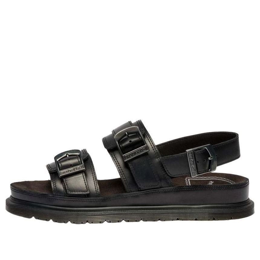 Dr. Martens San Two Strap Orleans Leather Sandals 'Black' 42841001