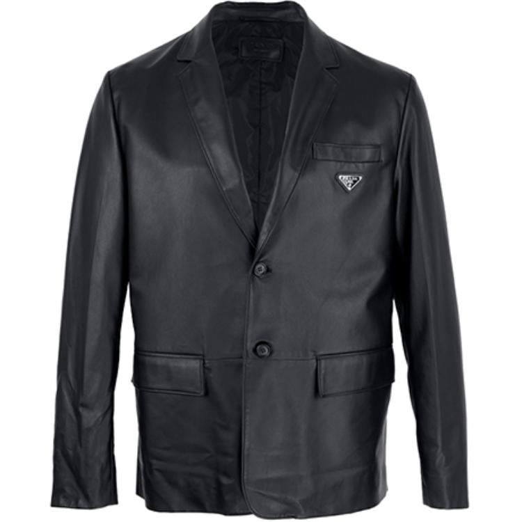 PRADA X Raf Simons Leather Blazer