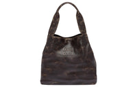 MIU MIU Leather Tote Bag, Shopping Bag, Handbag, Shoulder Bag Tubas Women's Sand/Coffee