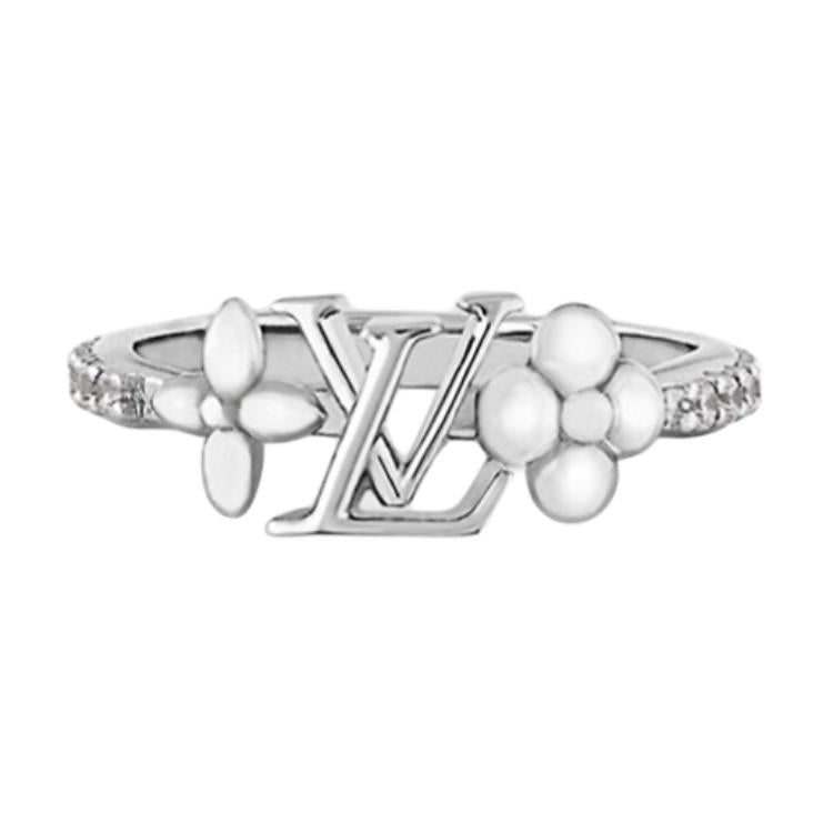 LOUIS VUITTON Metal Rings Women's Silver