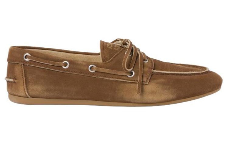 MIU MIU Boat Shoes Women's Brown