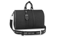 LOUIS VUITTON FIFA Collaboration Keepall Leather Monkey Bag Handbag Shoulder Bag Crossbody Bag Travel Bag Men's