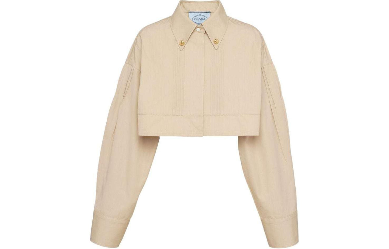 PRADA Cropped Cotton Jacket