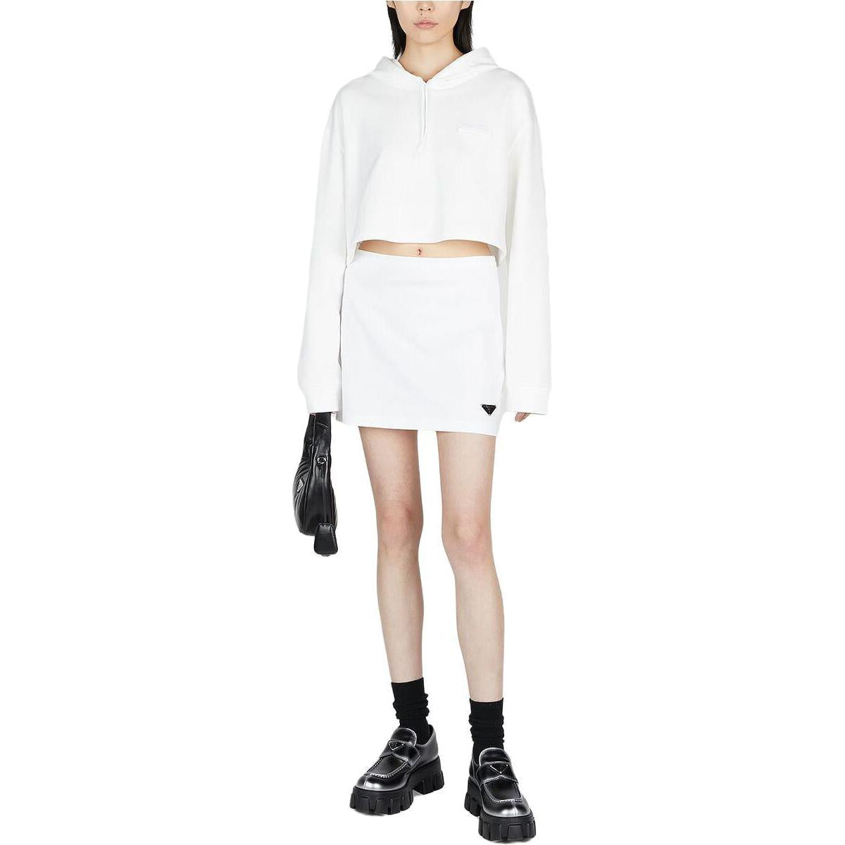 PRADA SS23 Casual Short Skirts Women's White