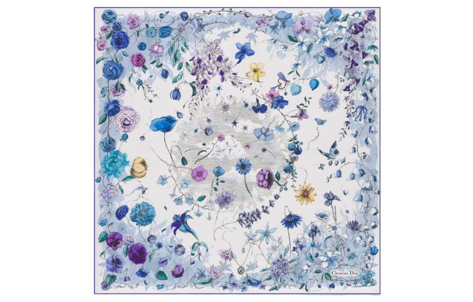DIOR Silk Scarves Women's