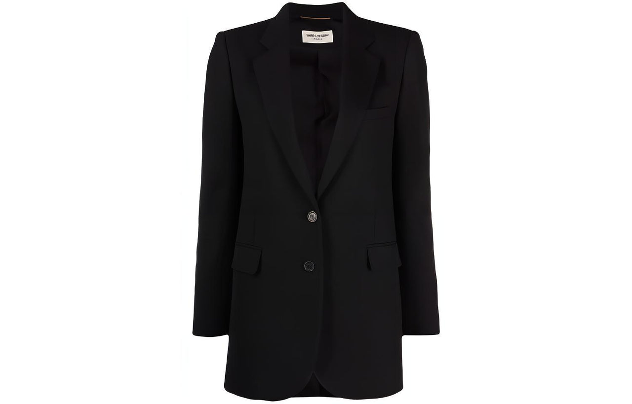 SAINT LAURENT Business Suit Coat Women's Black