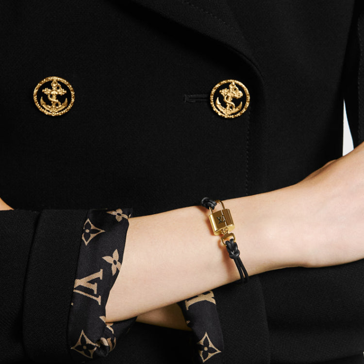 LOUIS VUITTON Lv Padlock Bracelet