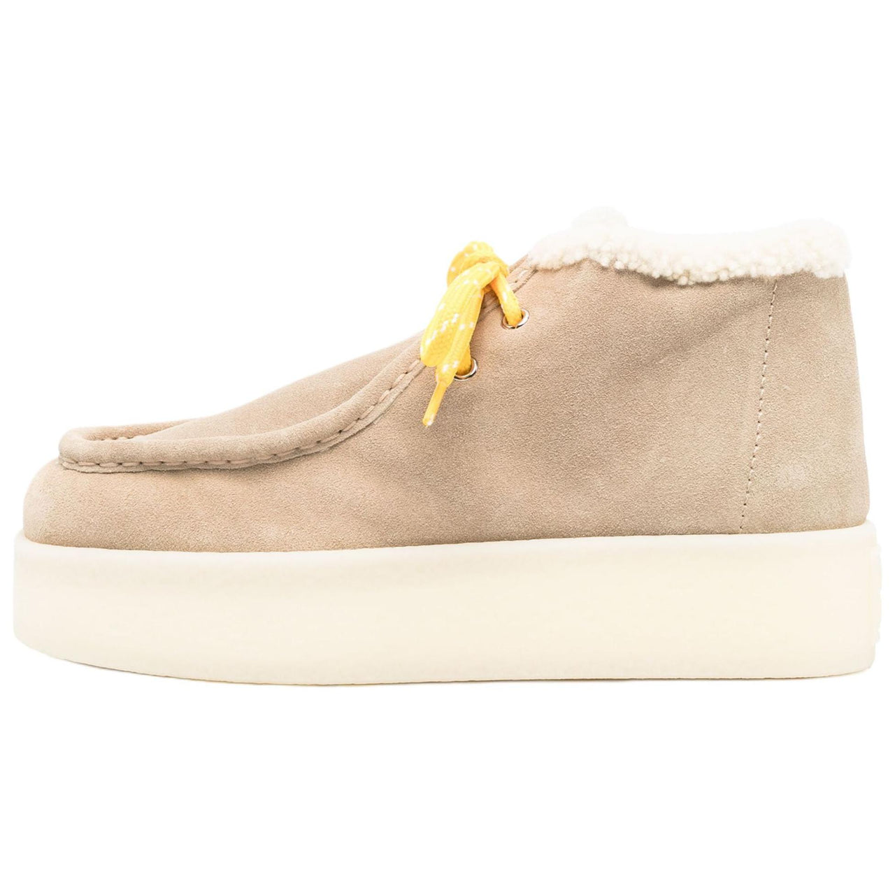 MIU MIU Ankle Length Snow Boots Women's Beige