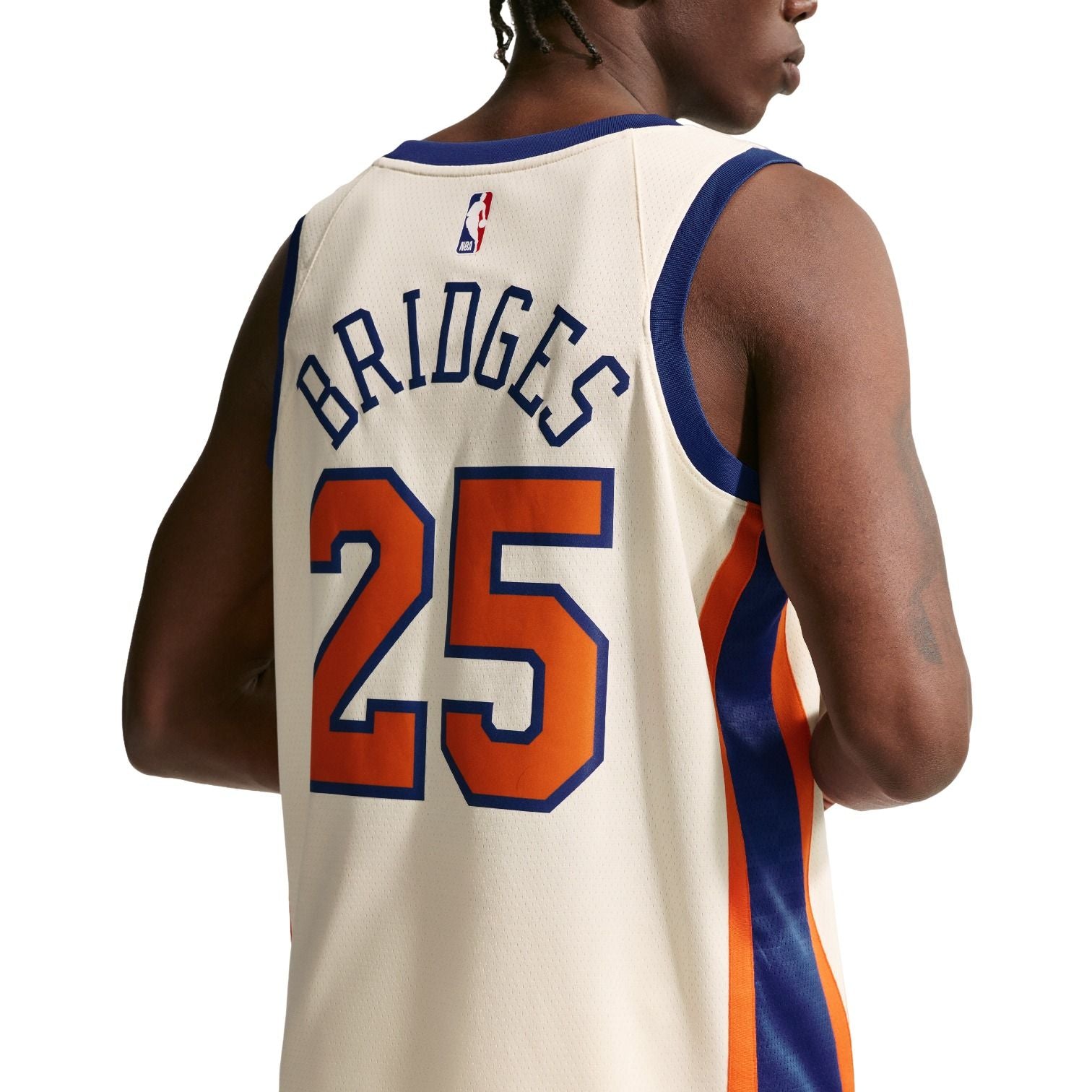 Nike NBA Mikal Bridges New York Knicks City Edition Swingman Jersey 'Natural' HM5989-121