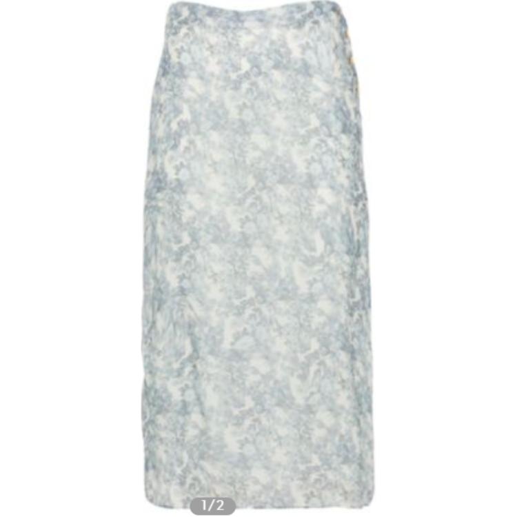 CELINE Floral Print Skirt