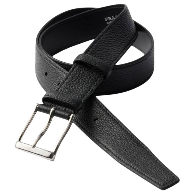 PRADA Textured leather Belt