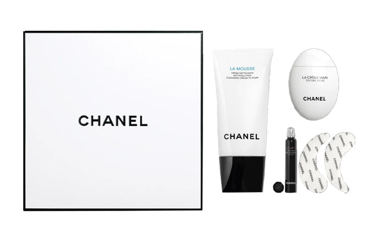 CHANEL Family Moisturizing And Hydrating Skincare Sets Cleanser 150ml + Cream 50ml + Eye Serum 5ml + Eye Mask 10g*2