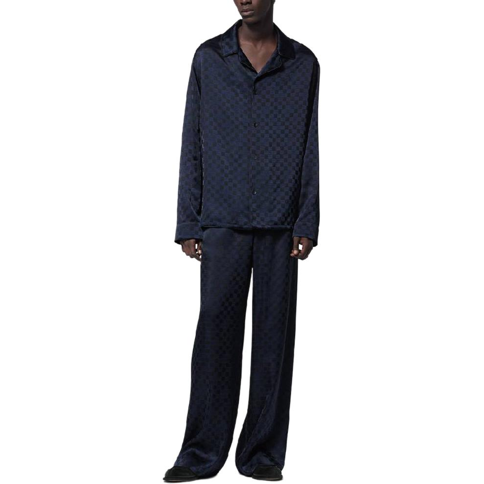 LOUIS VUITTON Silk Blend Evening Pyjama Pants