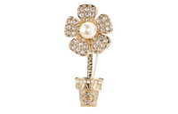 CHANEL Brooches Women's Gold