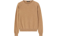 Loro Piana Marino Crew Neck Sweater Women's Brown