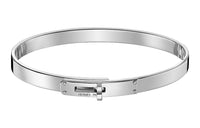 HERMES Kelly Bangles Women's White Gold