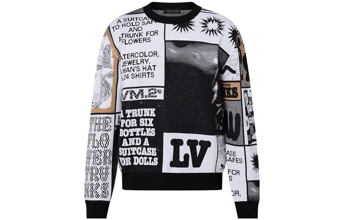 LOUIS VUITTON FW23 Sweater Men's Multicolor