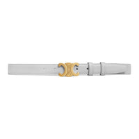 CELINE Medium Triomphe Belt In Taurillon Leather
