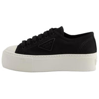 PRADA Low Top Skateboard Shoes Women's Black