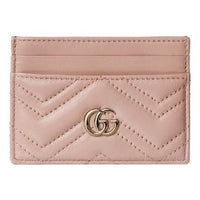 (WMNS) Gucci 26 GG Marmont Card Holder Wallet 'Pink Beige' 443127-AAFAX-5753