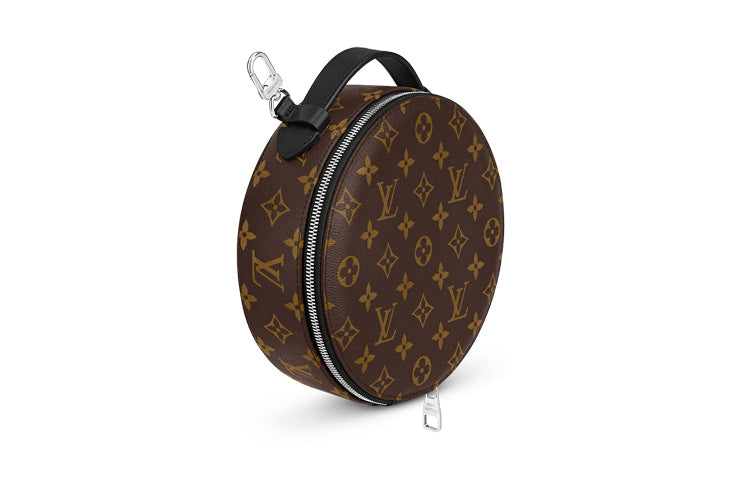 LOUIS VUITTON Audio Case Monogram Macassar Brown