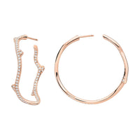 DIOR Diamond 1.65 Carats Earrings Unisex Rose