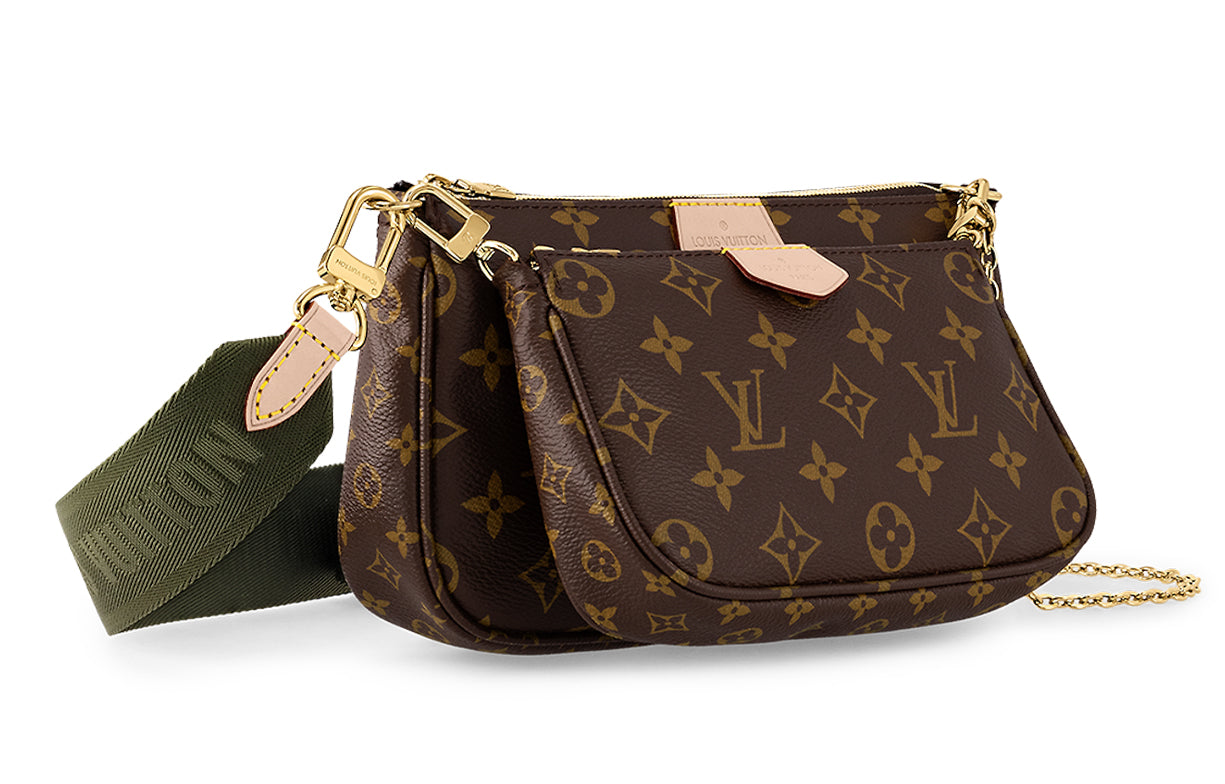 LOUIS VUITTON Multi Pochette Accessoires Monogram Khaki