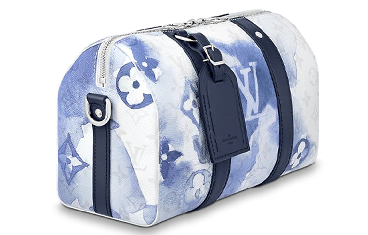 LOUIS VUITTON City Keepall Monogram Watercolor Blue