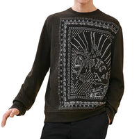 HERMES Sweaters Men Persimmon Color