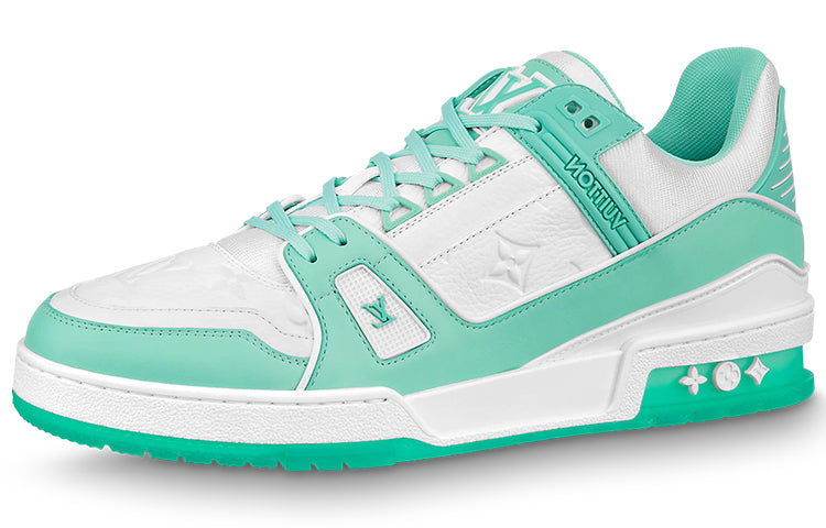 LOUIS VUITTON Trainer Sneakers 'Teal White'