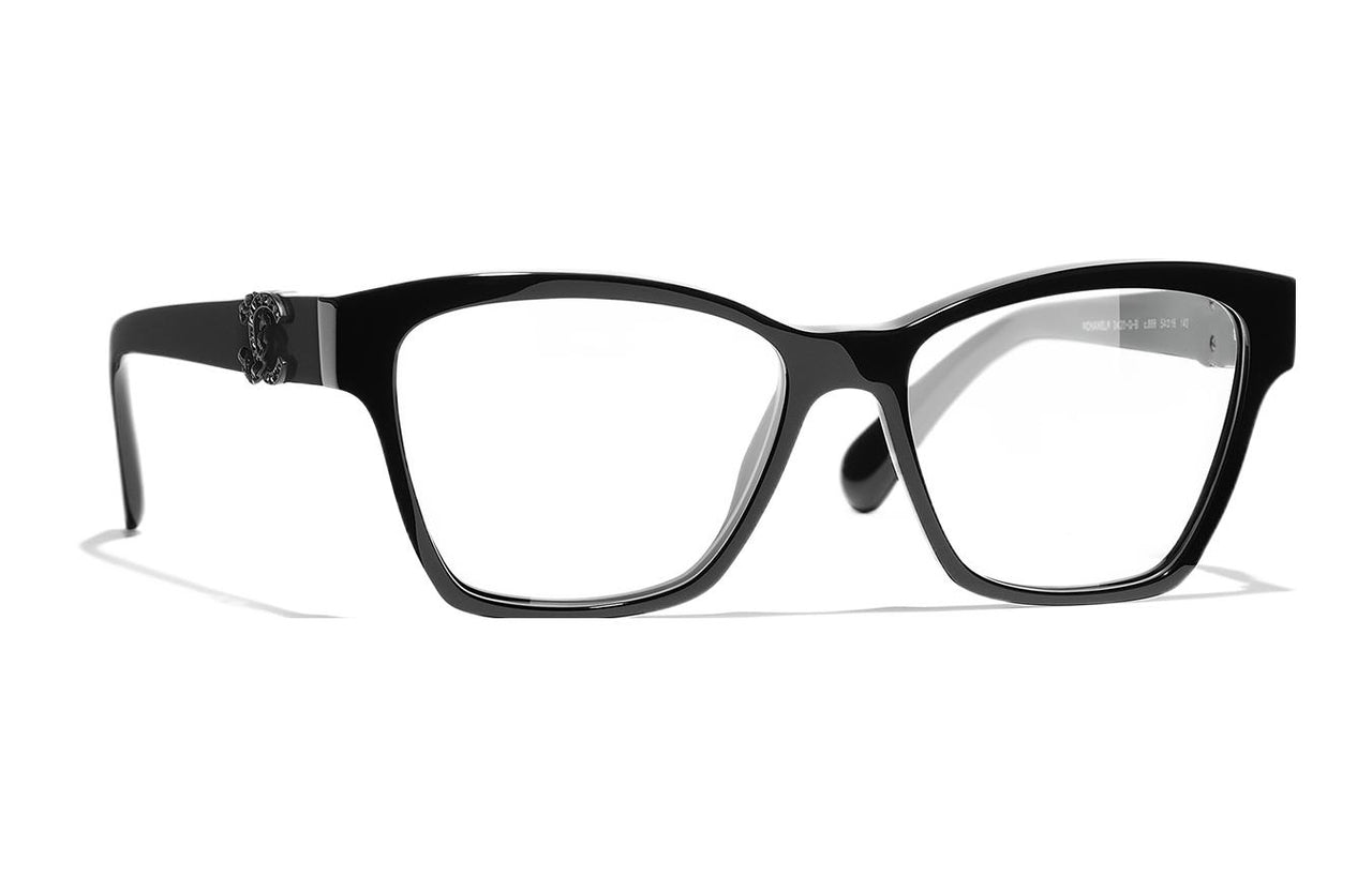 CHANEL Cat Eye Eyeglasses 52mm