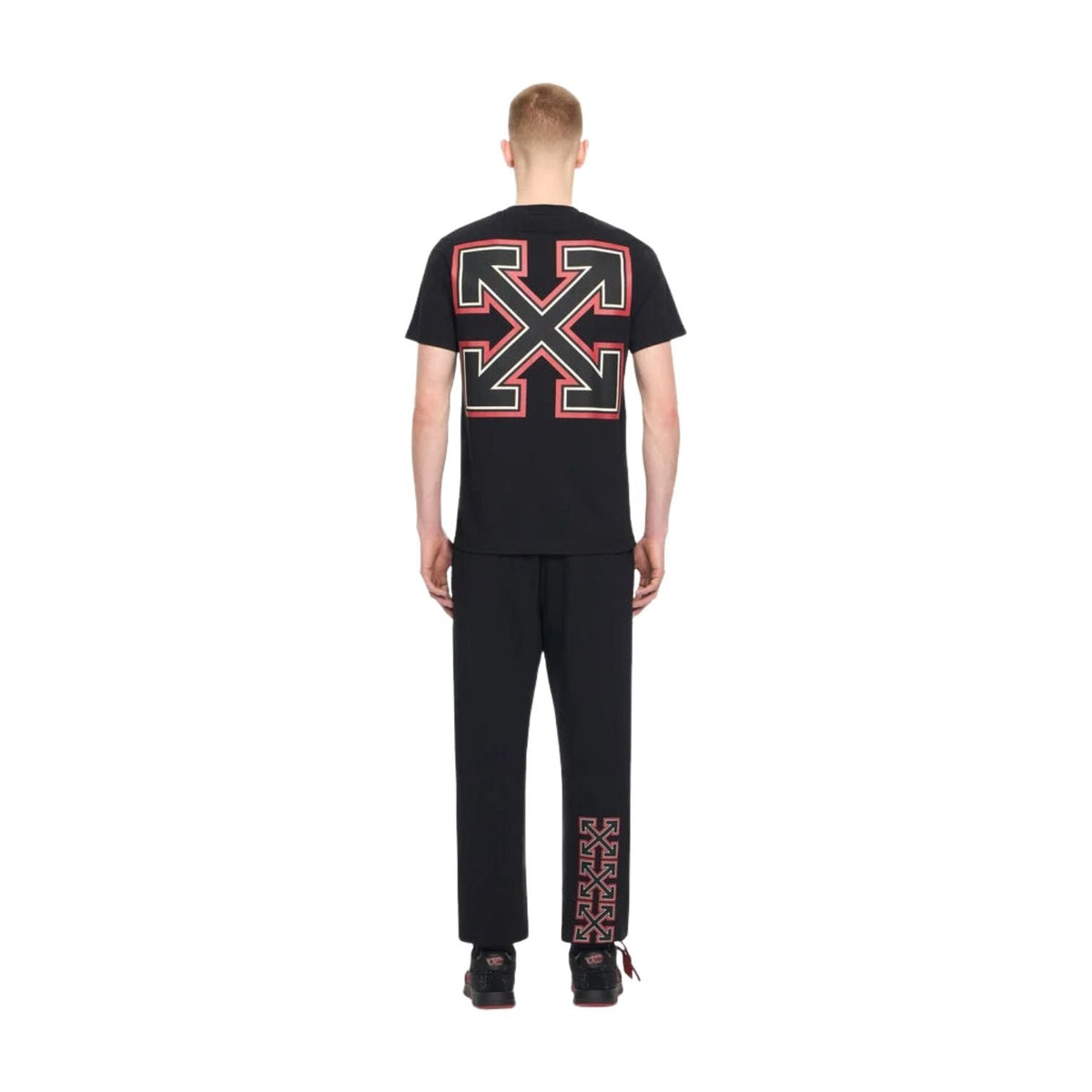 Off-White x c/o AC Milan Arrow Slim T-Shirt 'Black' 44MAA027G25J00O125