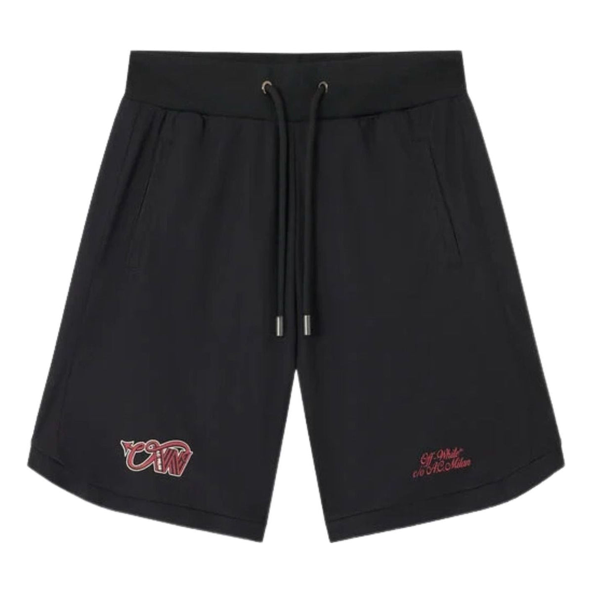 Off-White x c/o AC Milan Tech Shorts 'Black Red' 44MCI01DG25F001125