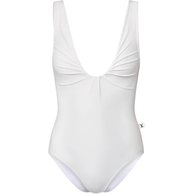 LOUIS VUITTON Gathered One-Piece Swimsuit
